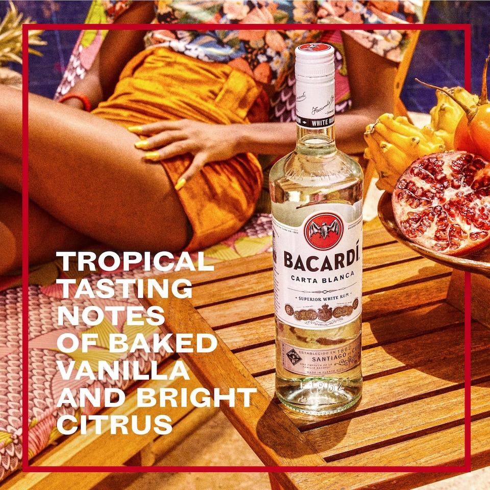 image 1 of Bacardi Carta Blanca Rum 35Cl