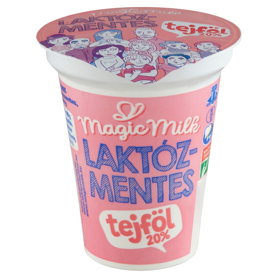 Magic Milk laktózmentes tejföl 20% 150 g