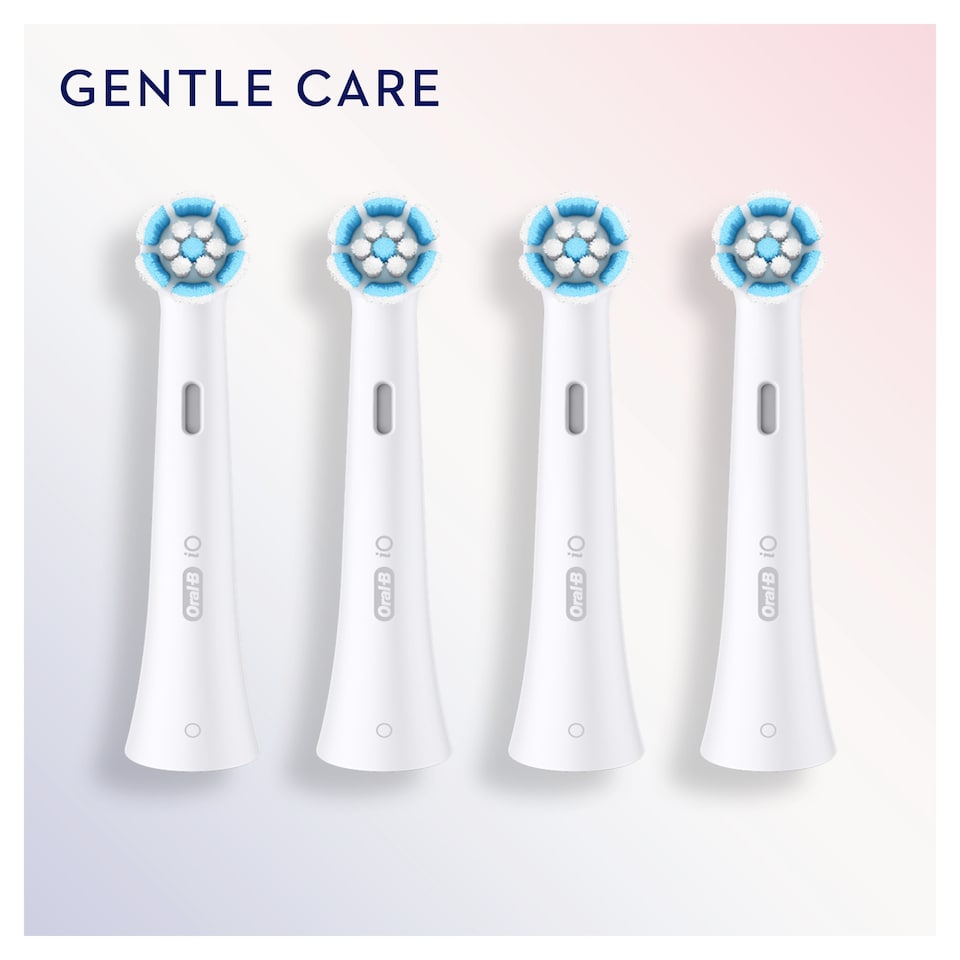 image 1 of Oral-B IO Gentle Care White Electric Toothbrush Heads 4 pack