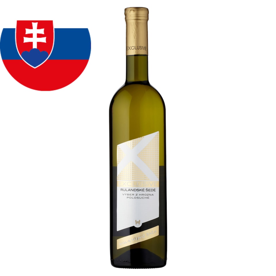 Villa Vino Rača Exclusive Rulandské šedé akostné víno biele polosuché 0,75 l