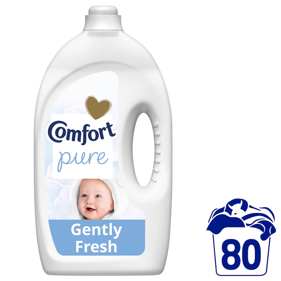 image 1 of Comfort Pure Sensitive Gently Fresh Fabric Conditioner 80 Washes 2400ml