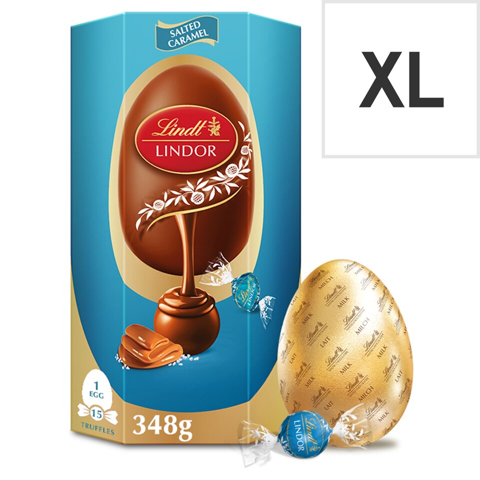 image 1 of Lindt Salted Caramel Egg 348G