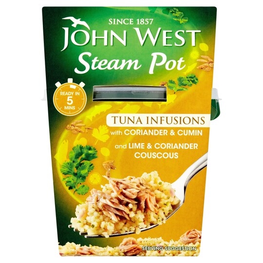 John West Steam Pot Tuna Infusions Coriander And Cumin 150G Tesco
