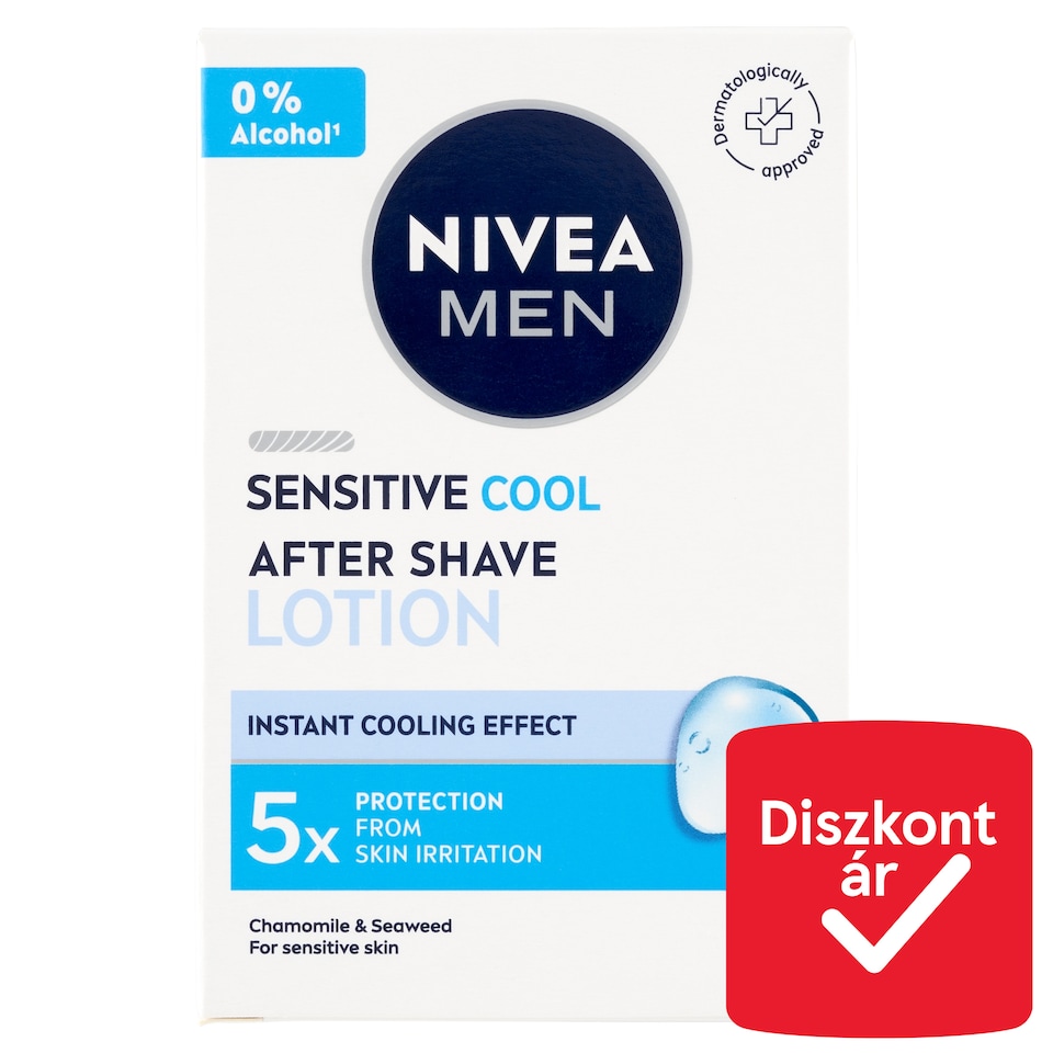 NIVEA MEN Sensitive Cool after shave lotion 100 ml  1. kép