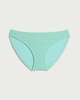 image 5 of F&F Crinkle Textured High Leg Bikini Bottoms in Mint