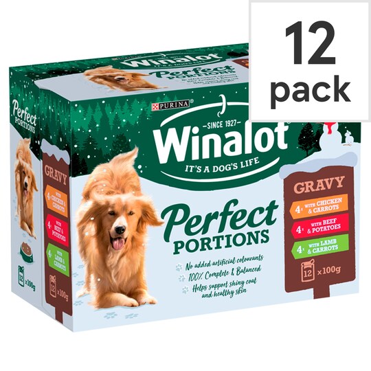 Purina Winalot Beef Chicken & Lamb 12X100g Tesco Groceries