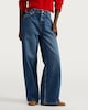 image 2 of F&F Wide Leg Jeans in Navy