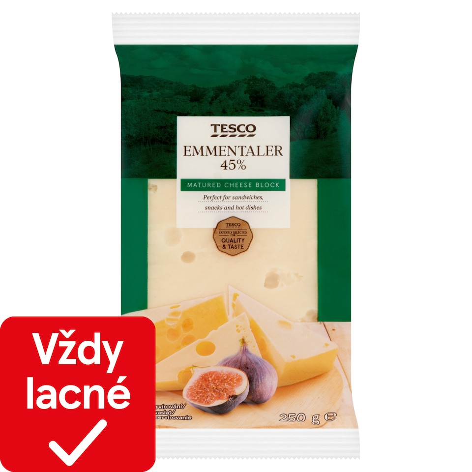 Tesco Emmentaler 45% 250 g