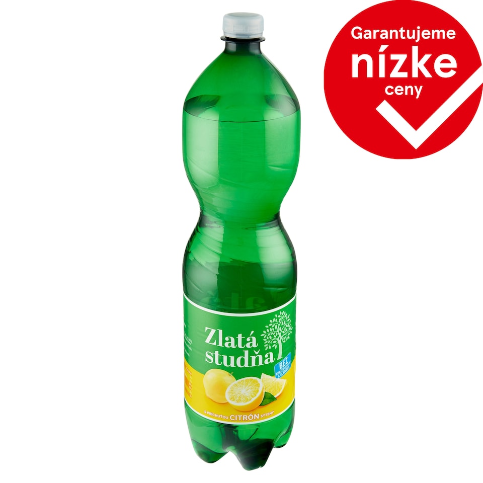 Zlatá Studňa S príchuťou citrón sýtený 1,5 l