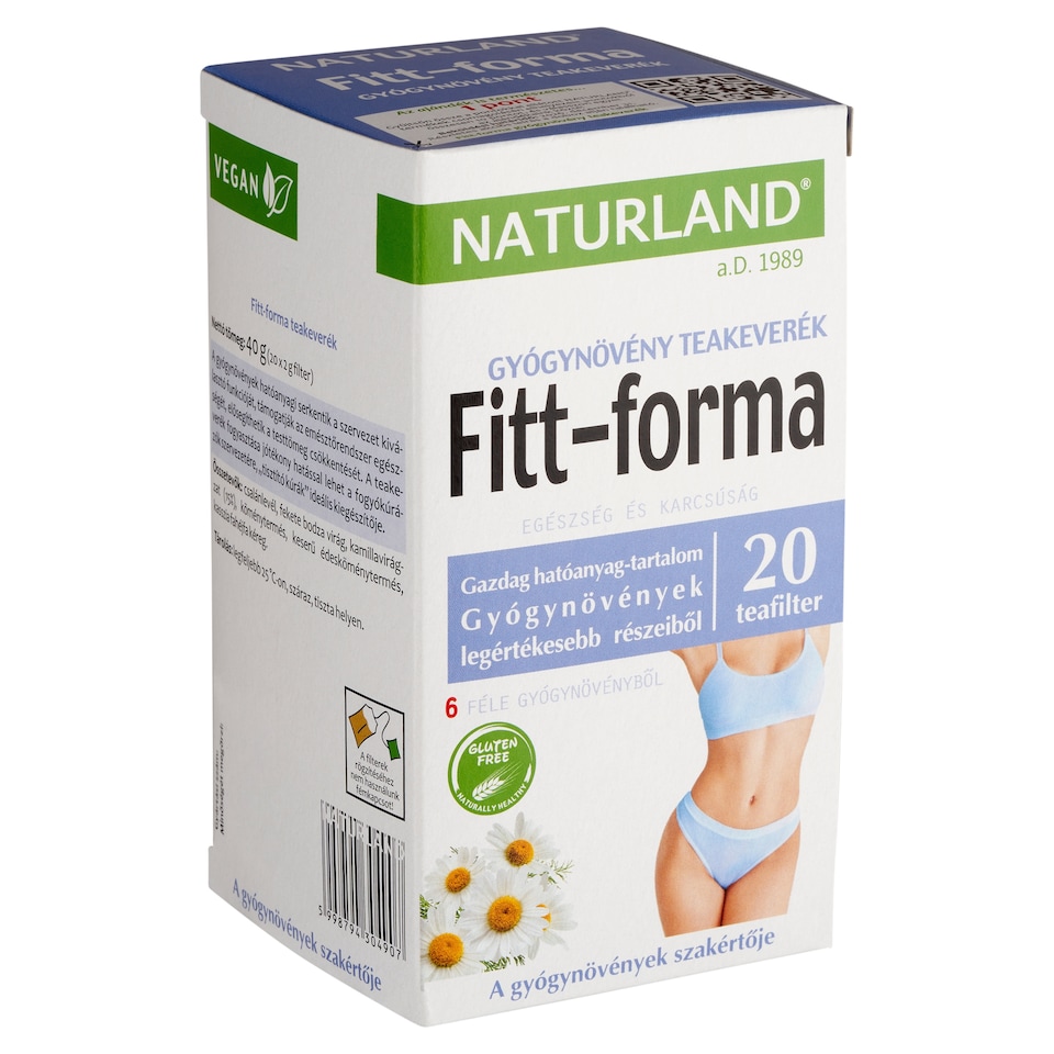 Naturland fitt-forma teakeverék 20 filter 40 g  1. kép