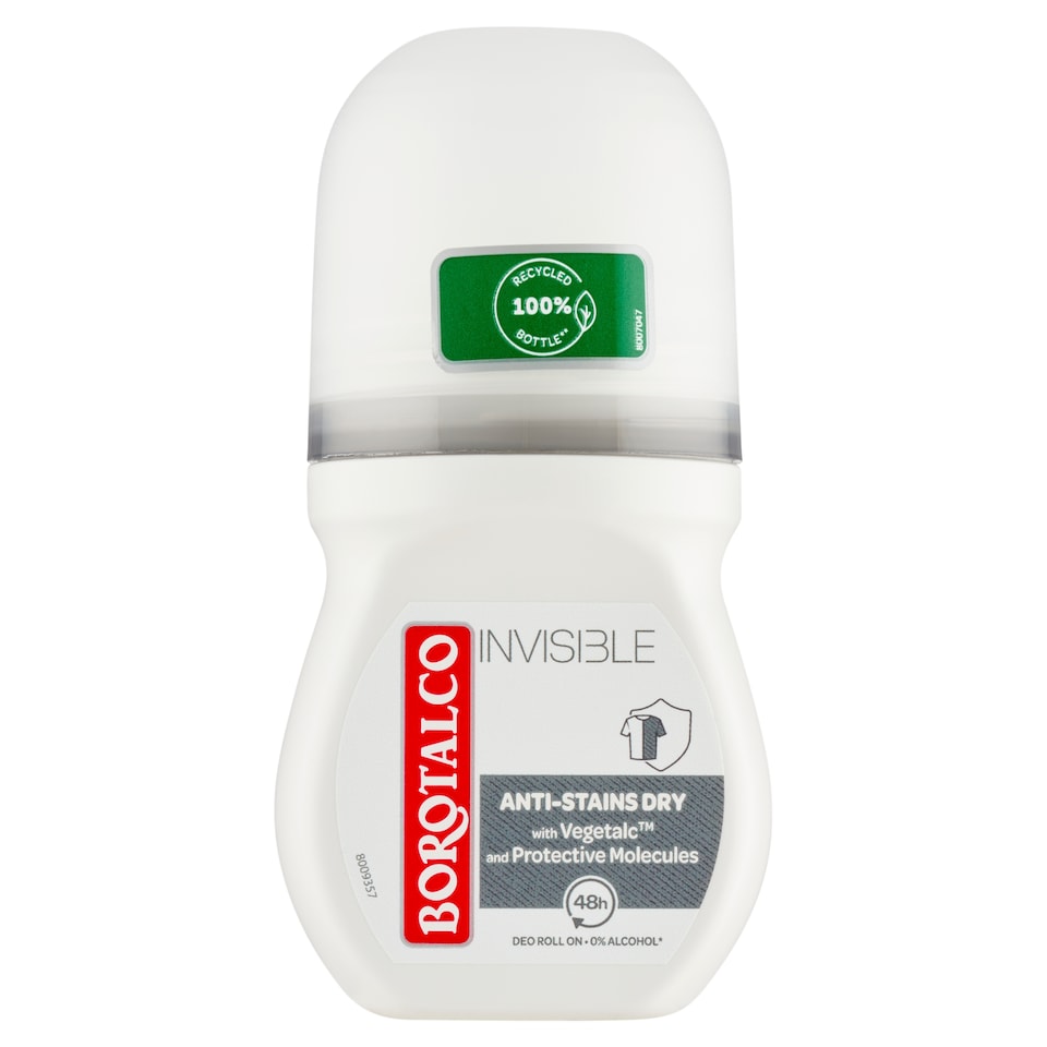 Obrázek 1 pro produkt Borotalco Invisible antitranspirant roll on 50ml