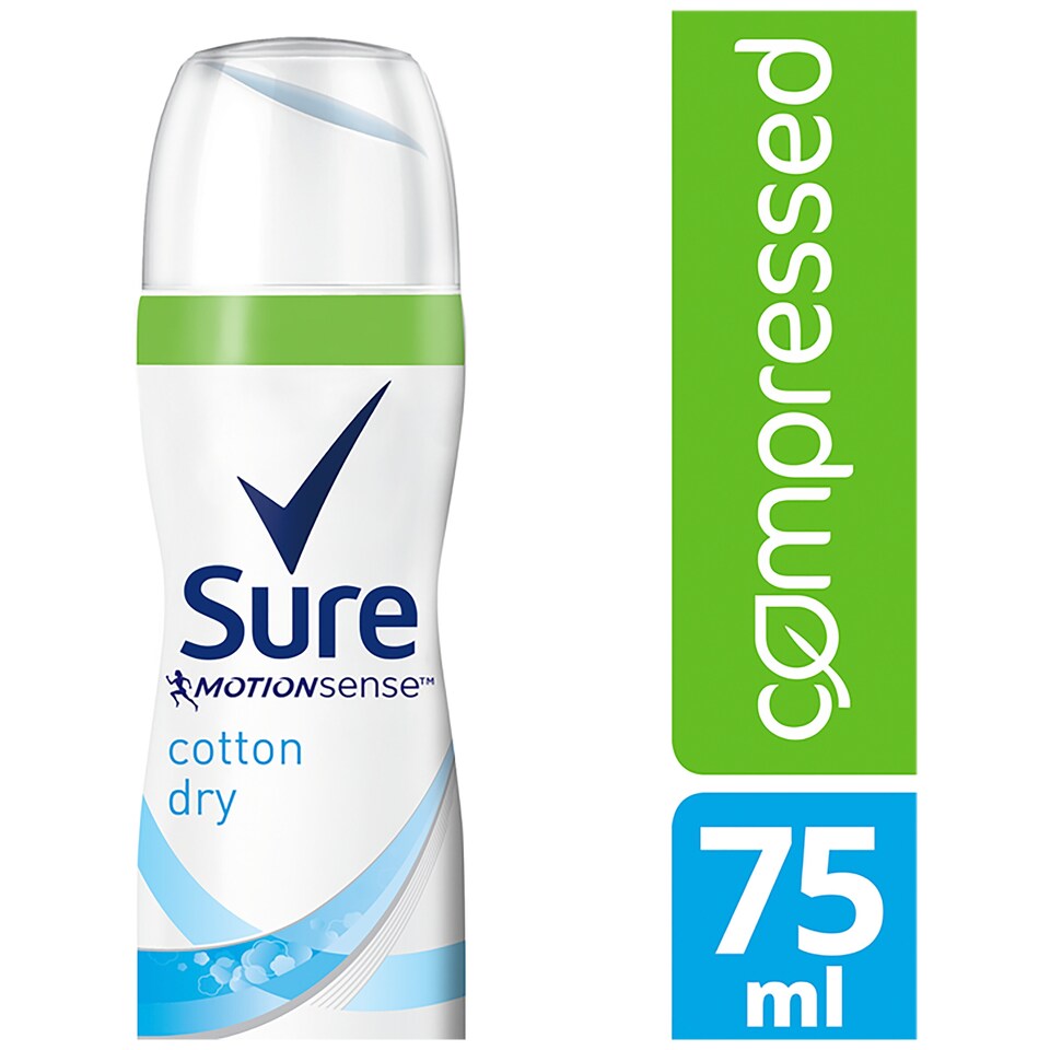 image 1 of Sure Women Cotton Antiperspirant Deodorant Compressed 75Ml