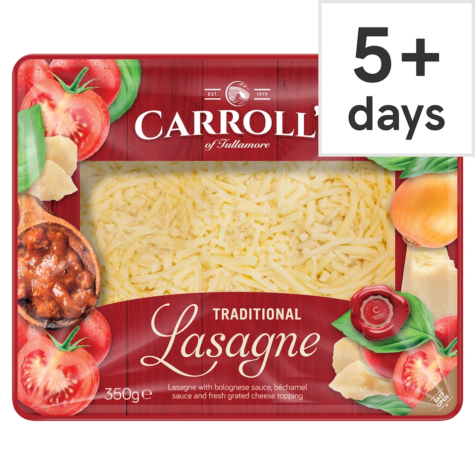 Carroll Cuisine Fresh Lasagne 350G