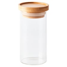 Tesco Stackable Spice Jar Bamboo Lid 100ML