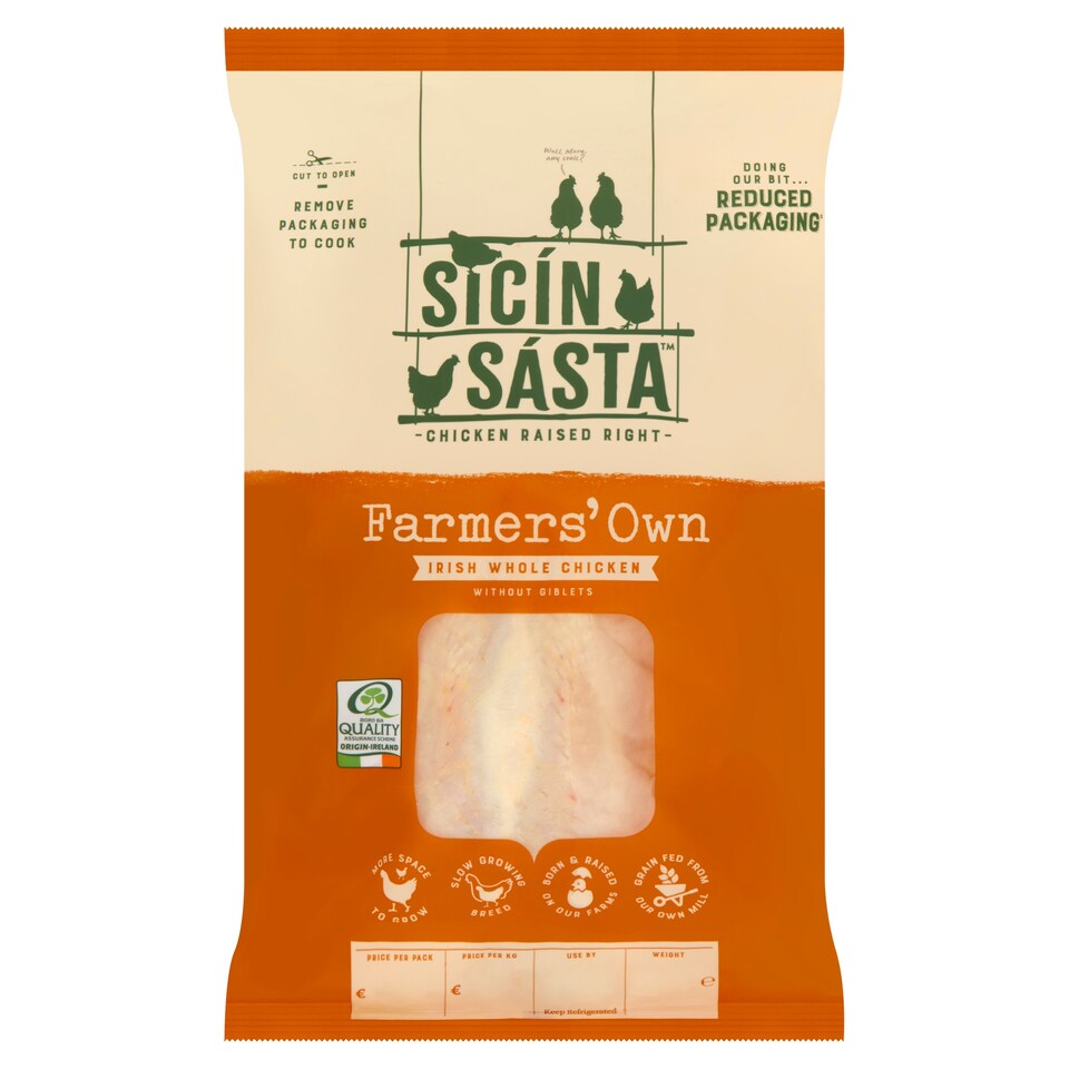Sicin Sasta Irish Farmers Own Whole Chicken 1.5Kg