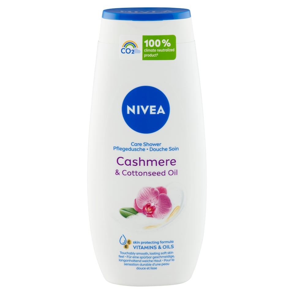 NIVEA Cashmere & Cotton Seed Oil Krémtusfürdő 250 ml  1. kép