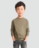 image 2 of F&F Boys Pure Cotton Long Sleeved T-Shirt in Green