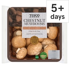 Tesco Family Pack Chestnut Vitamin D Mushrooms 485G