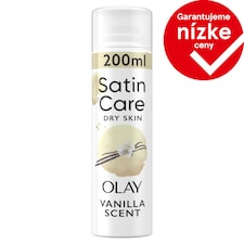 Dámsky gél na holenie Gillette Satin Care, Vanilla Scent with Olay, 200 ml