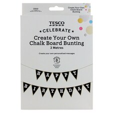 Tesco Chalk Board Bunting