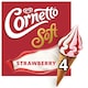 image 2 of Cornetto Soft Strawberry Ice Cream 4 x 140ml