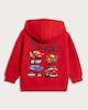 image 5 of Disney Lightning McQueen Cotton Rich Hoodie in Red
