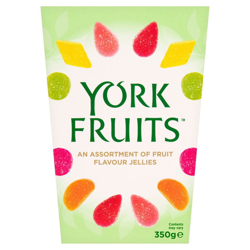 York Fruits Assortment Of Fruit Jellies 350G