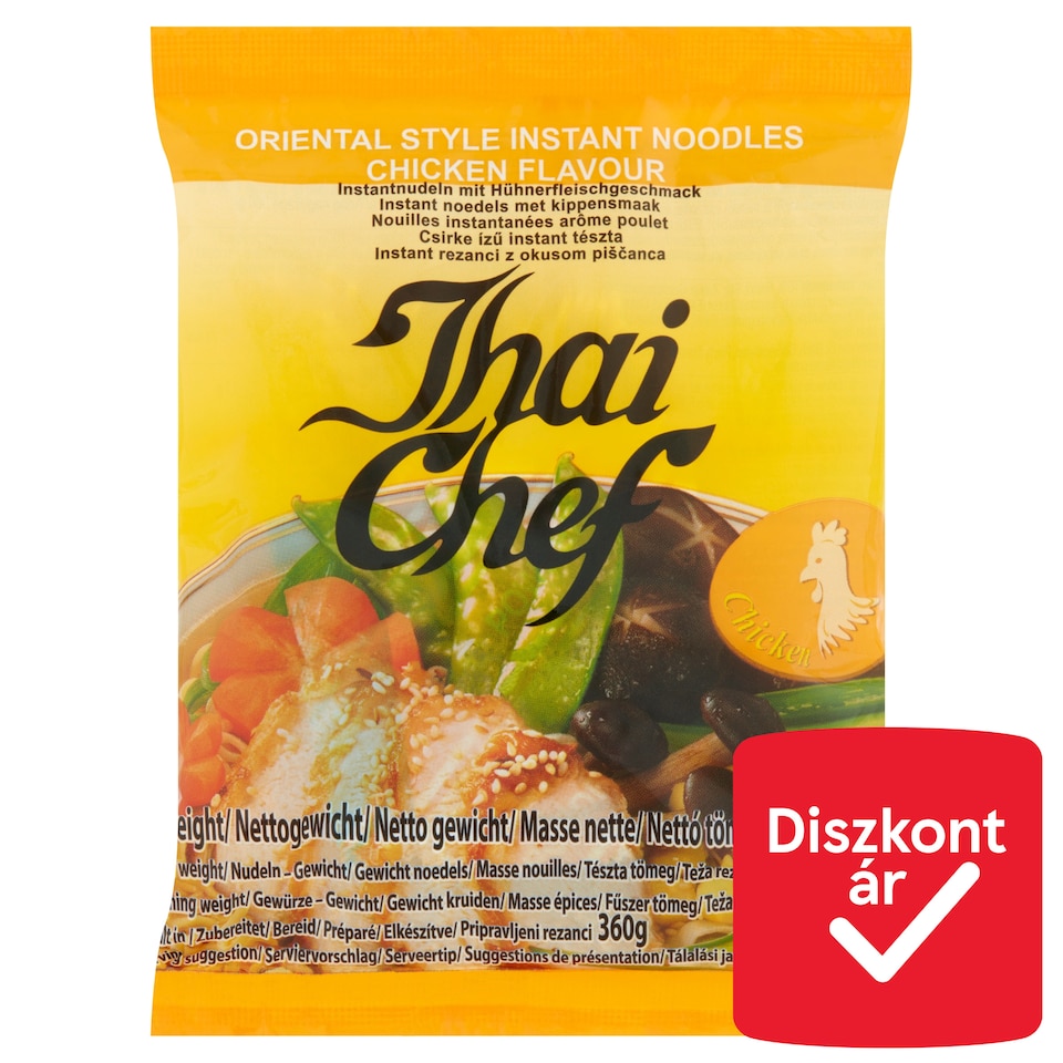 Thai Chef csirke ízű instant tészta 60 g  1. kép