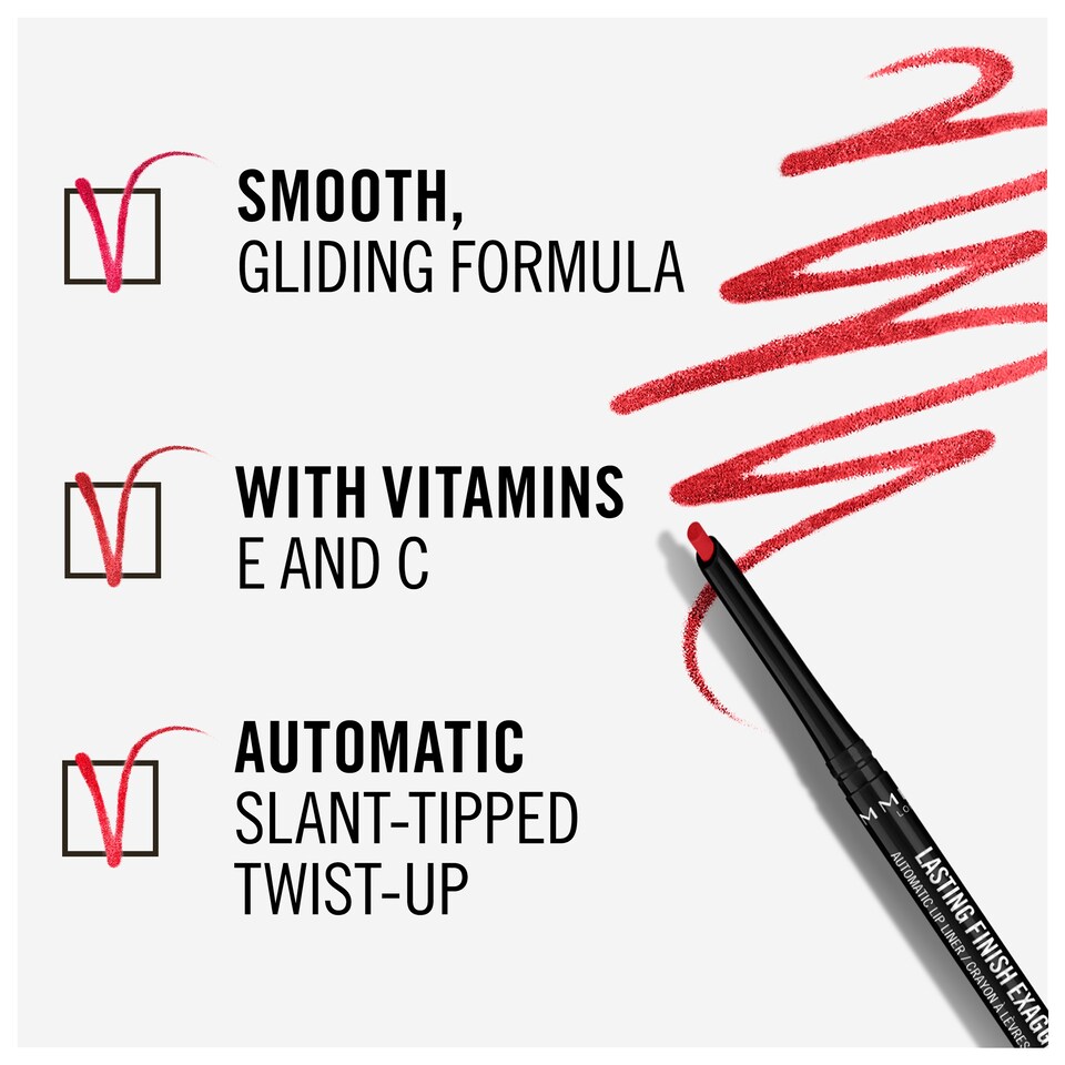 image 1 of Rimmel Lasting Finish Lip Liner Red Diva 0.35G