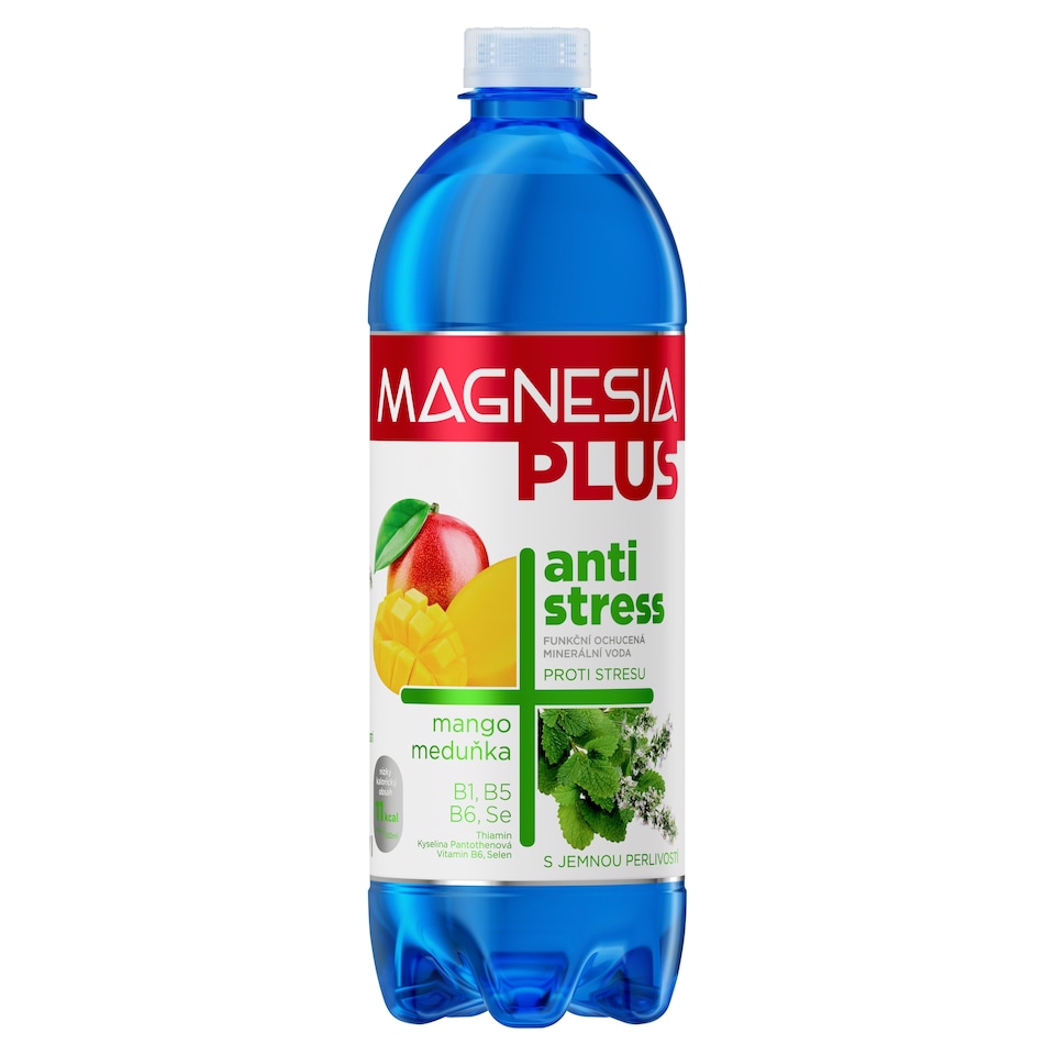 Magnesia Plus Antistress Mango-Lemongrass Flavour Slightly Carbonated Soft Drink 0,7 l