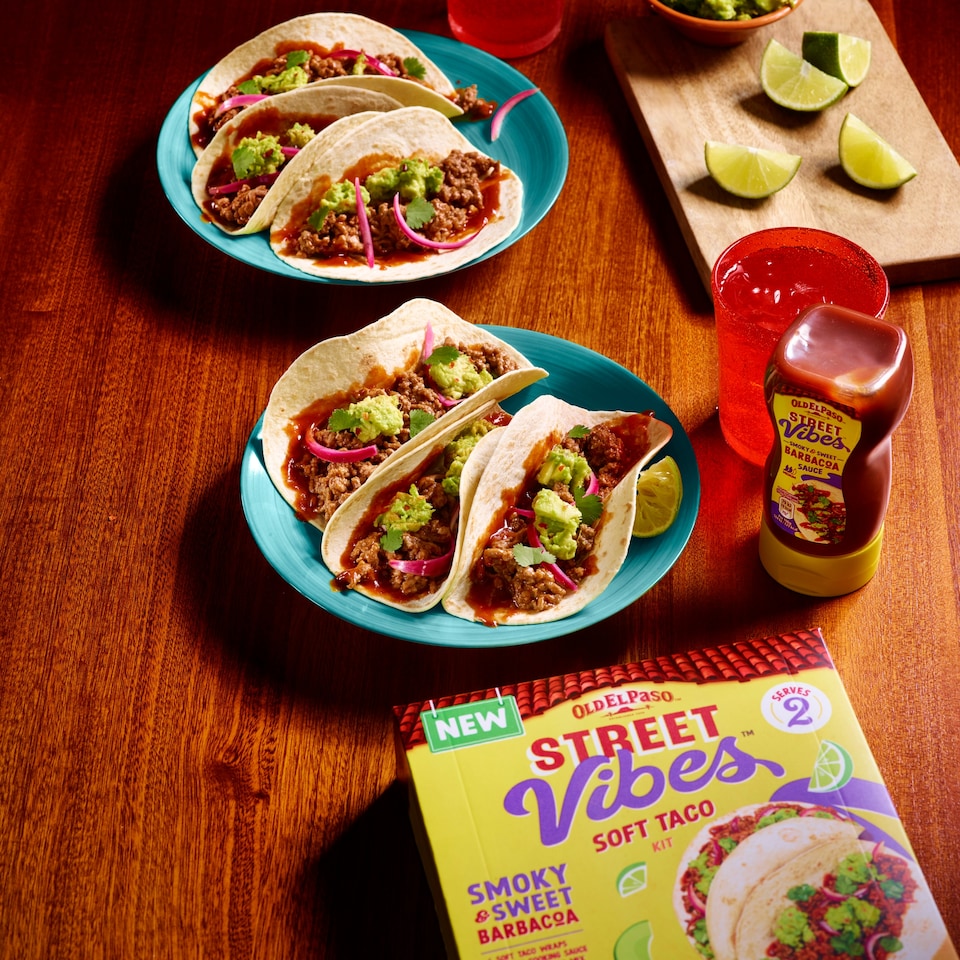 image 1 of Old El Paso Soft Taco Street Vibes Barbacoa Meal Kit 255G