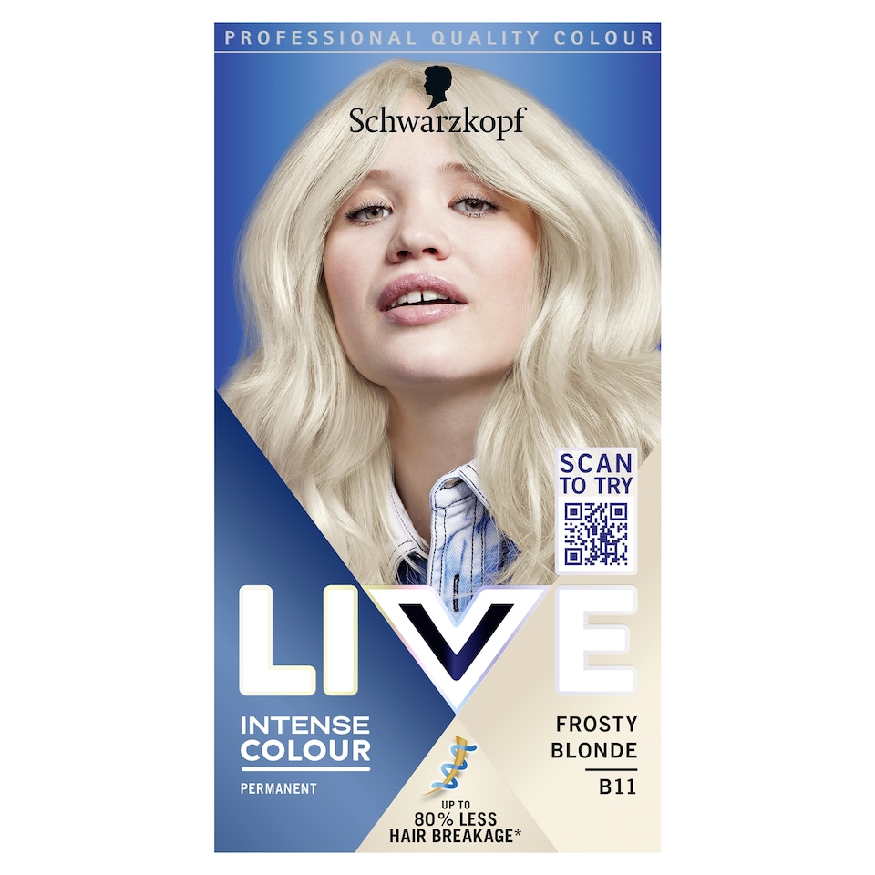 Schwarzkopf Live Intense Colour farba na vlasy Mrazivá Blond B11