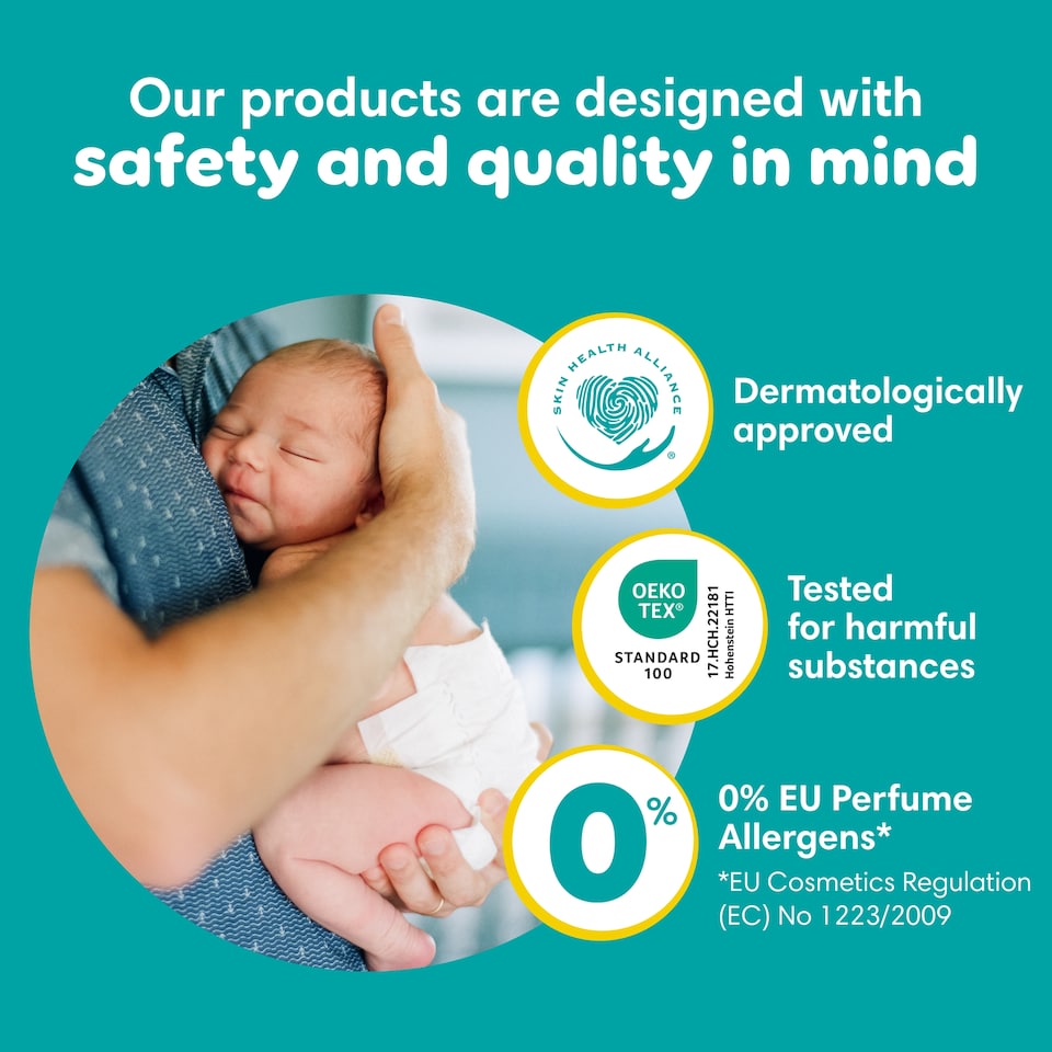 image 1 of Pampers Baby-Dry Size 8 Nappies Essential Pack 27 Pack