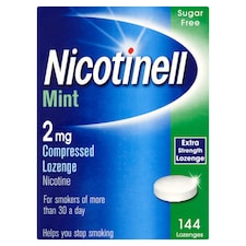 Nicotinell Stop Smoking Aid 2mg Compressed Nicotine Lozenges - Mint 144s