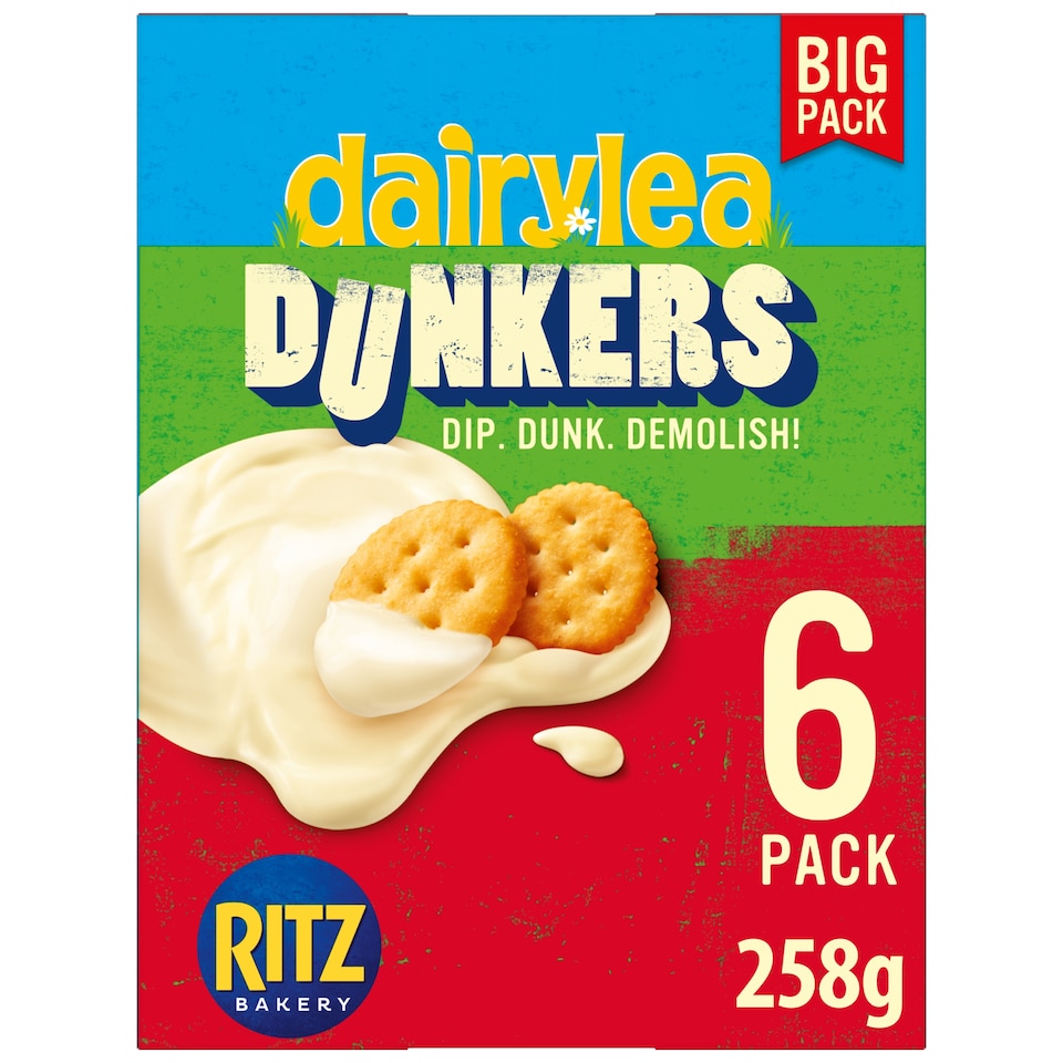 image 1 of Dairylea Dunkers Ritz Cheese Snacks 6 pack 6x43G