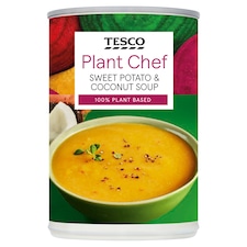 Tesco Plant Chef Sweet Potato & Coconut Soup 400G