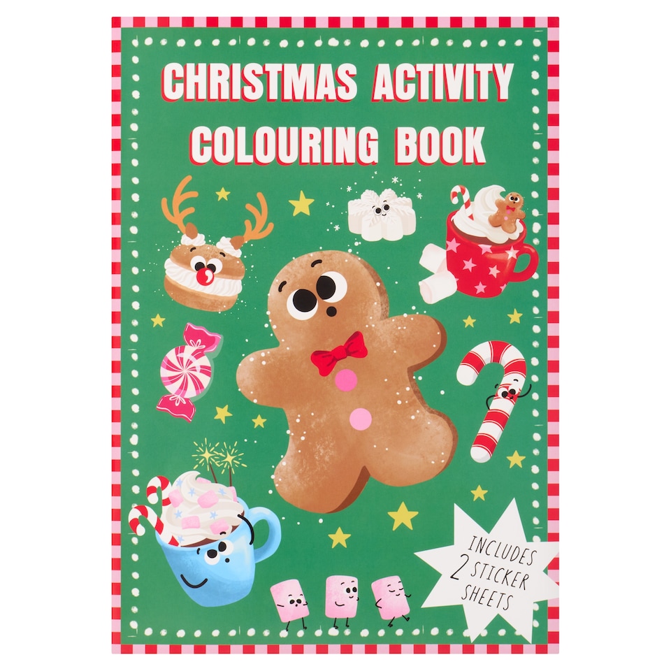 Tesco Festive Christmas Activity Colouring Book