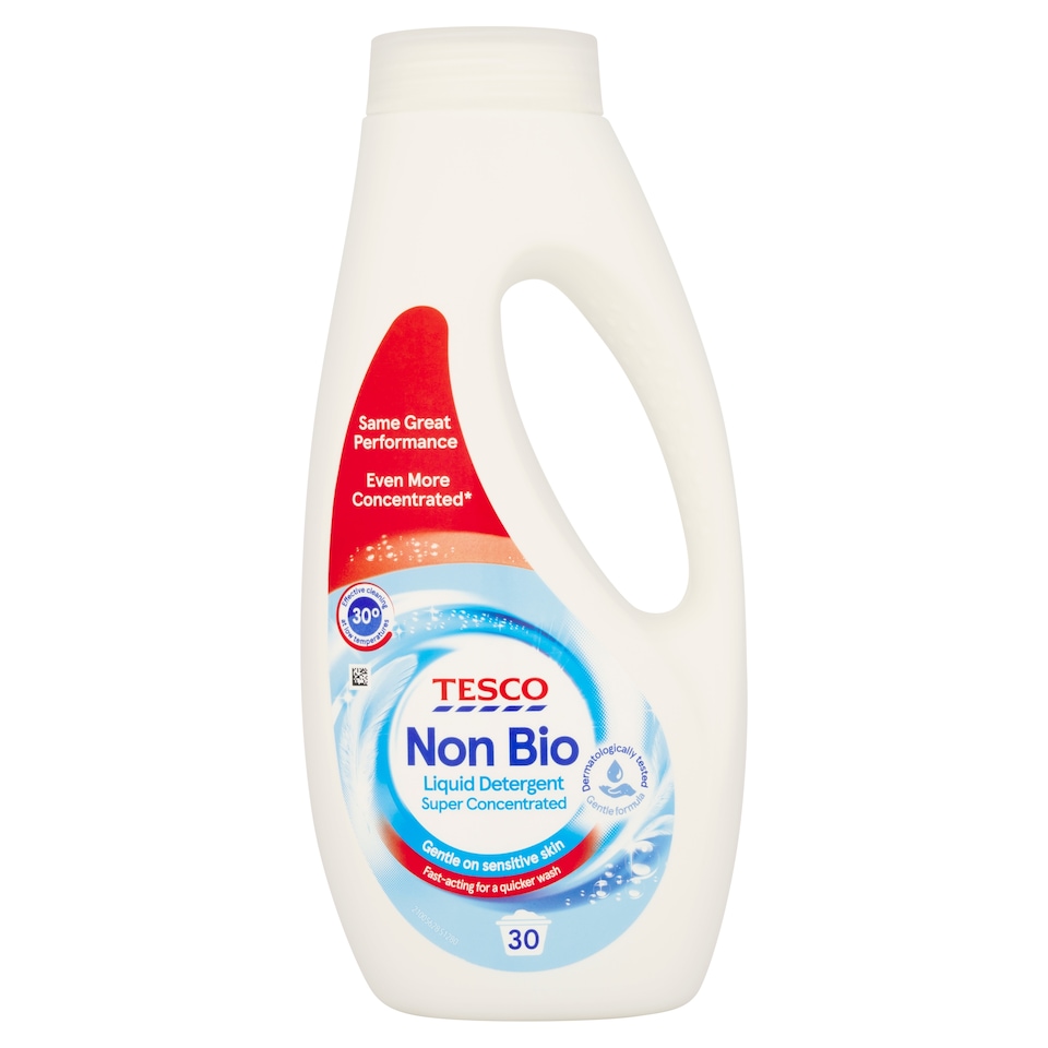 Tesco Non Bio Liquid Detergent Super Concentrated 30W 750ml