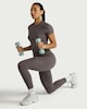 image 3 of F&F Active EVERYHOUR High Waisted Leggings in Chocolate