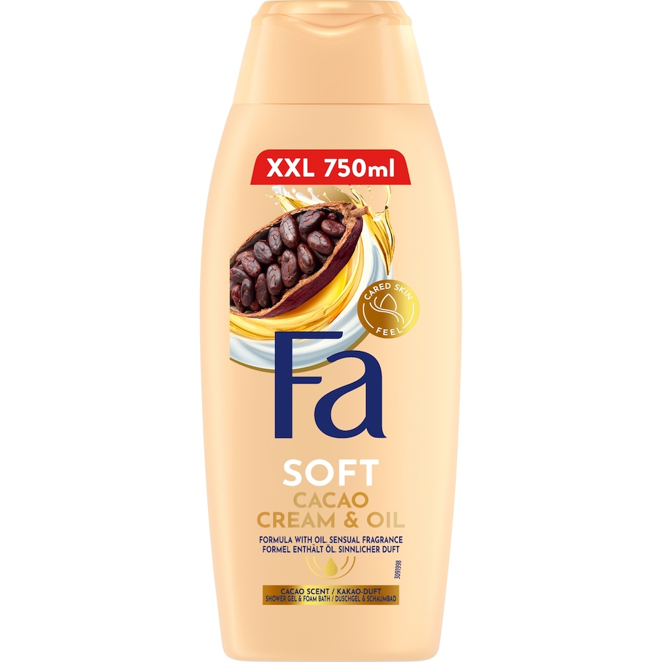 Fa sprchový gél Soft Cream & Oil Cacao 750 ml