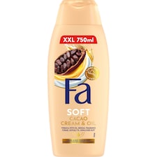 Fa Soft Cacao Cream & Oil Shower Cream & Bath Foam 750 ml