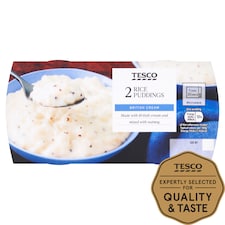 Tesco Creamy Rice Puddings 2 Pack 346g