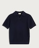 image 4 of F&F Boys Textured Knit Polo Shirt in Navy