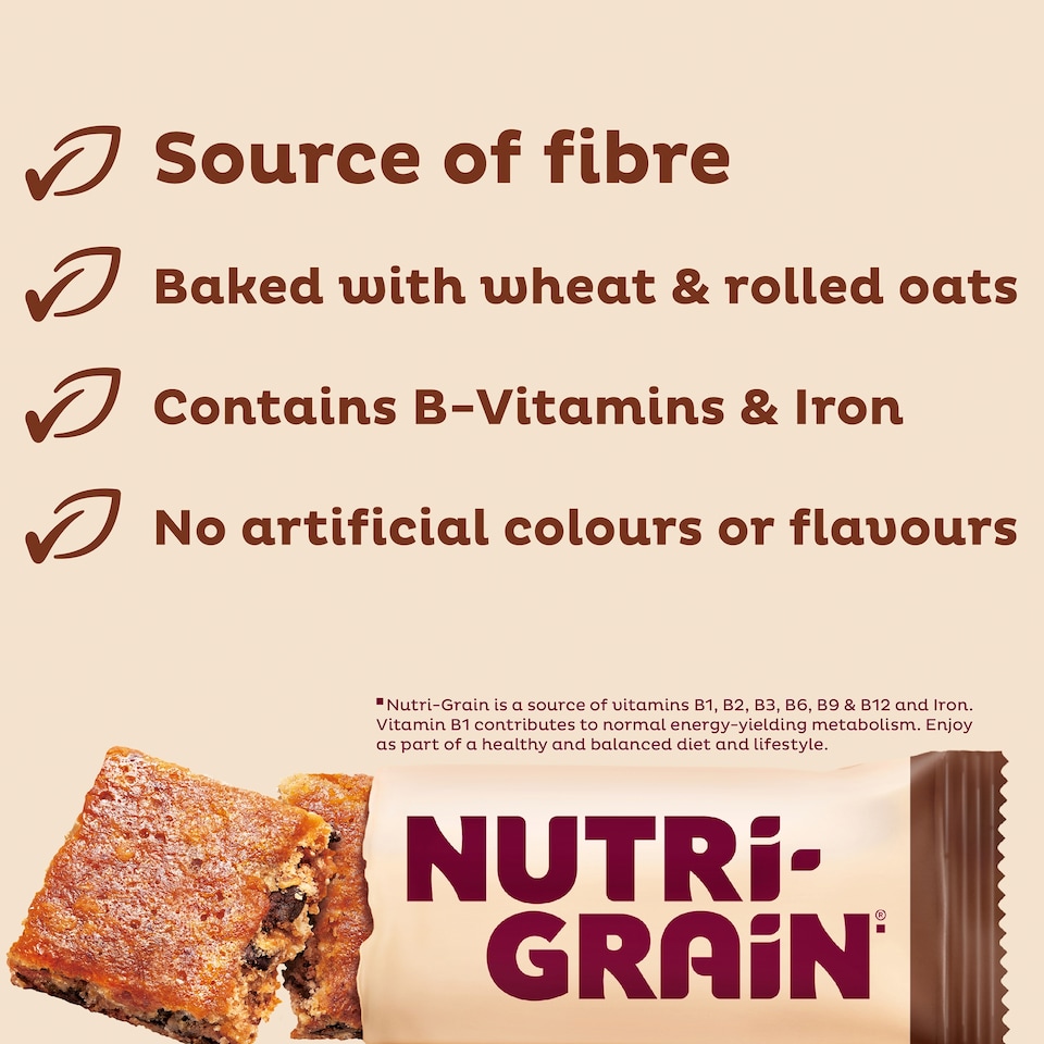 image 1 of Kellogg's Nutri-Grain Bakes Chocolate 6 x 45g