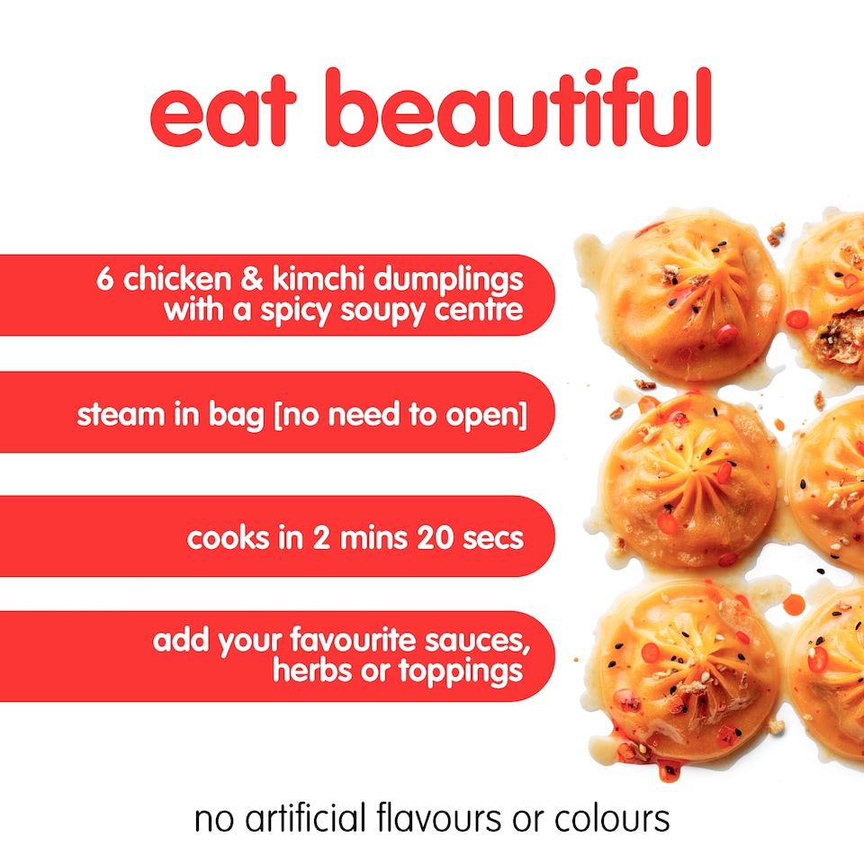 image 1 of itsu 6 spicy chicken soup dumplings 168g