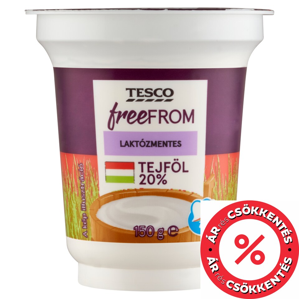 Tesco Free From Lactose Free Sour Cream 20% 150 g