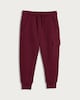 image 4 of F&F Boys Cotton Rich Cuffed Cargo Joggers in Purple