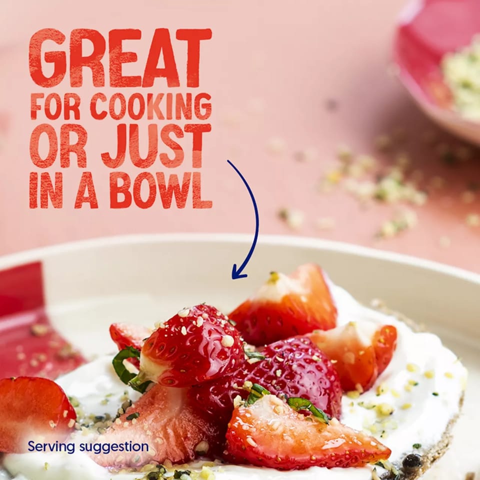 image 1 of Alpro Strawberry Banana Peach Pear Soya Dairy Free Yoghurt Alternative 4x125g