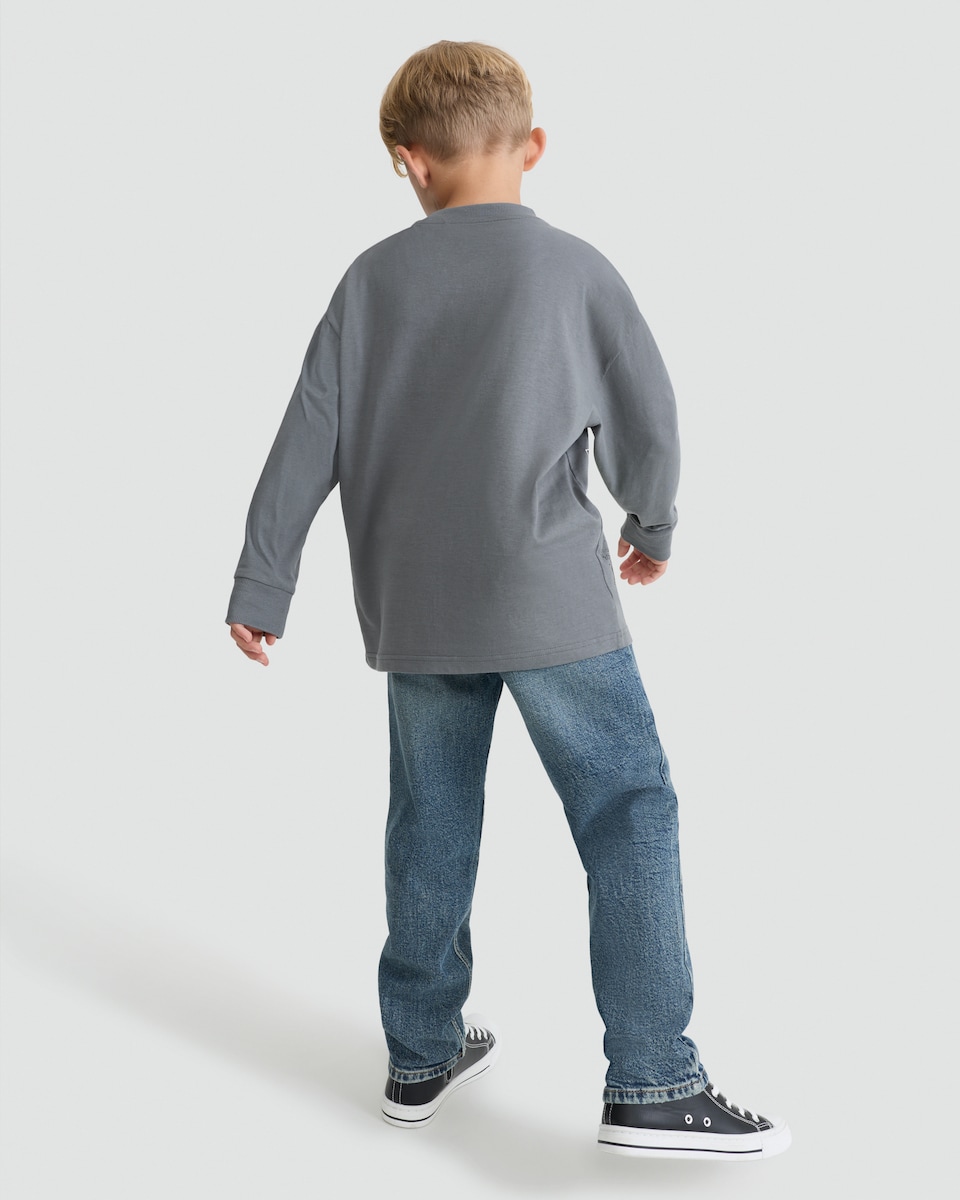 image 1 of Minecraft Creeper Explore Create Pure Cotton Top in Grey
