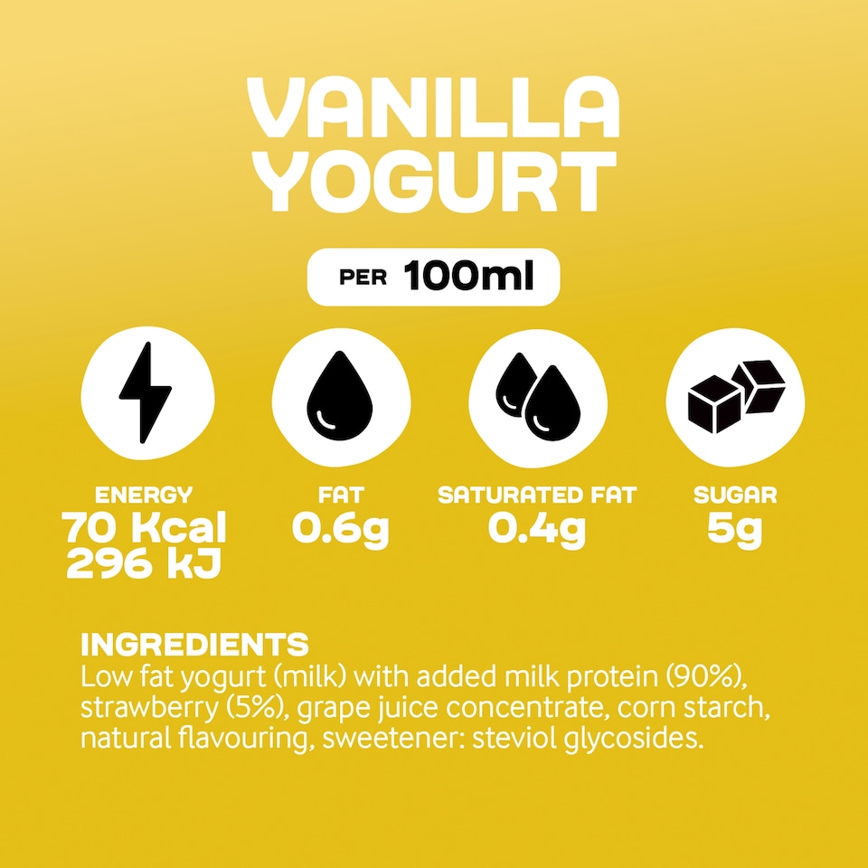 image 1 of Arla Protein Vanilla Yogurt Pouch 200g